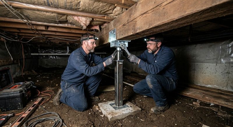 Crawl Space Leveling in Columbus, OH