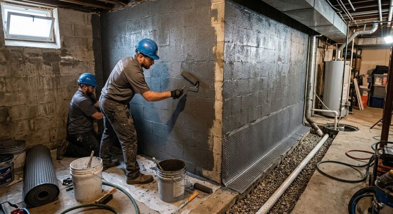 Wall Waterproofing in Columbus, OH